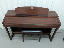 Load image into Gallery viewer, Yamaha Clavinova CLP-150 digital piano and stool in mahogany stock #25064