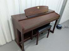 Load image into Gallery viewer, Yamaha Clavinova CLP-150 digital piano and stool in mahogany stock #25064