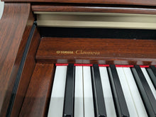 Load image into Gallery viewer, Yamaha Clavinova CLP-150 digital piano and stool in mahogany stock #25064