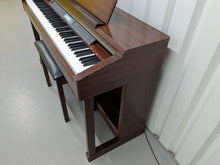Load image into Gallery viewer, Yamaha Clavinova CLP-150 digital piano and stool in mahogany stock #25064