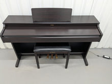 Load image into Gallery viewer, Yamaha Arius YDP-163 Digital Piano and stool in dark rosewood clavinova keyboard stock # 25052