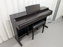 Load image into Gallery viewer, Yamaha Arius YDP-163 Digital Piano and stool in dark rosewood clavinova keyboard stock # 25052