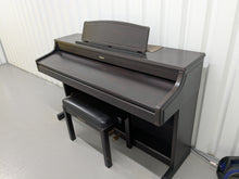 Load image into Gallery viewer, Roland HP-7e digital piano and stool in dark rosewood finish stock number 25055