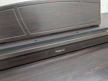 Load image into Gallery viewer, Roland HP-7e digital piano and stool in dark rosewood finish stock number 25055