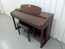 Load image into Gallery viewer, Yamaha Clavinova CLP-150 digital piano and stool in mahogany stock #25057