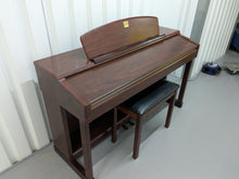 Load image into Gallery viewer, Yamaha Clavinova CLP-150 digital piano and stool in mahogany stock #25057