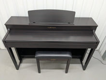 Load image into Gallery viewer, Yamaha Clavinova CLP-470 in dark rosewood with wooden keys action + stool #25049