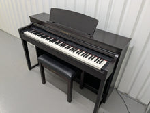 Load image into Gallery viewer, Yamaha Clavinova CLP-470 in dark rosewood with wooden keys action + stool #25049