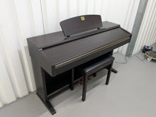 Load image into Gallery viewer, Yamaha Clavinova CLP-120 Digital Piano and stool in dark rosewood stock #25075