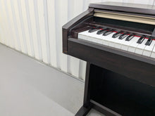 Load image into Gallery viewer, Yamaha Clavinova CLP-120 Digital Piano and stool in dark rosewood stock #25075