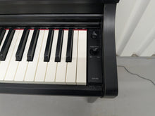 Load image into Gallery viewer, Yamaha clavinova CLP-725 digital piano and stool in satin black stock #25076