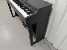 Load image into Gallery viewer, Yamaha clavinova CLP-725 digital piano and stool in satin black stock #25076
