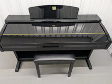 Load image into Gallery viewer, Yamaha Clavinova CVP-403 Polished black ebony Digital Piano arranger stock #25079