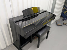 Load image into Gallery viewer, Yamaha Clavinova CVP-403 Polished black ebony Digital Piano arranger stock #25079