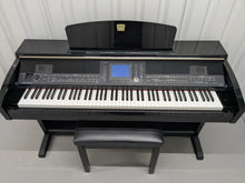 Load image into Gallery viewer, Yamaha Clavinova CVP-403 Polished black ebony Digital Piano arranger stock #25079