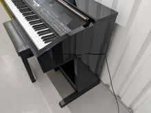 Load image into Gallery viewer, Yamaha Clavinova CVP-403 Polished black ebony Digital Piano arranger stock #25079