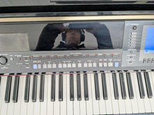 Load image into Gallery viewer, Yamaha Clavinova CVP-403 Polished black ebony Digital Piano arranger stock #25079