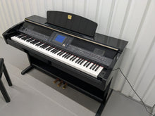 Load image into Gallery viewer, Yamaha Clavinova CVP-403 Polished black ebony Digital Piano arranger stock #25079