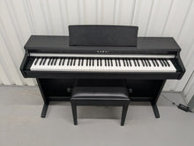 Load image into Gallery viewer, Kawai KDP110 digital piano and stool in satin black finish stock number 25078