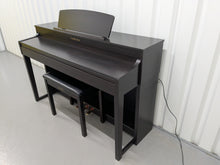 Load image into Gallery viewer, Yamaha Clavinova CLP-470 in dark rosewood with wooden keys action + stool #25080