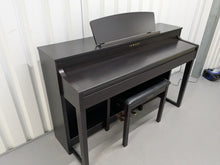 Load image into Gallery viewer, Yamaha Clavinova CLP-470 in dark rosewood with wooden keys action + stool #25080