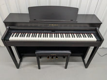 Load image into Gallery viewer, Yamaha Clavinova CLP-470 in dark rosewood with wooden keys action + stool #25080