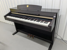 Load image into Gallery viewer, Yamaha Clavinova CLP-340 Digital Piano and stool in dark rosewood stock # 25081
