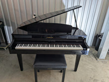 Load image into Gallery viewer, Yamaha Clavinova CLP-465GP in polished glossy black + stool. stock number 25083