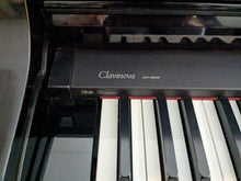 Load image into Gallery viewer, Yamaha Clavinova CLP-465GP in polished glossy black + stool. stock number 25083
