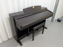 Load image into Gallery viewer, Yamaha Clavinova CLP-240 Digital Piano and stool in dark rosewood stock nr 25088