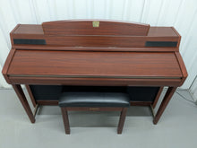 Load image into Gallery viewer, YAMAHA CLAVINOVA CLP-270 DIGITAL PIANO AND STOOL IN MAHOGANY FINISH stock #25090