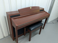 Load image into Gallery viewer, YAMAHA CLAVINOVA CLP-270 DIGITAL PIANO AND STOOL IN MAHOGANY FINISH stock #25090