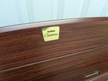 Load image into Gallery viewer, YAMAHA CLAVINOVA CLP-270 DIGITAL PIANO AND STOOL IN MAHOGANY FINISH stock #25090