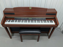 Load image into Gallery viewer, YAMAHA CLAVINOVA CLP-270 DIGITAL PIANO AND STOOL IN MAHOGANY FINISH stock #25090