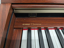 Load image into Gallery viewer, YAMAHA CLAVINOVA CLP-270 DIGITAL PIANO AND STOOL IN MAHOGANY FINISH stock #25090