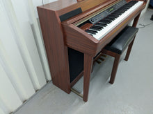 Load image into Gallery viewer, YAMAHA CLAVINOVA CLP-270 DIGITAL PIANO AND STOOL IN MAHOGANY FINISH stock #25090