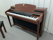 Load image into Gallery viewer, YAMAHA CLAVINOVA CLP-270 DIGITAL PIANO AND STOOL IN MAHOGANY FINISH stock #25090
