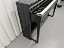 Load image into Gallery viewer, Yamaha Clavinova CLP-535 CLP-535PE Digital Piano in gloss black stock # 25101