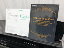 Load image into Gallery viewer, Yamaha Clavinova CLP-535 CLP-535PE Digital Piano in gloss black stock # 25101