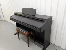Load image into Gallery viewer, Roland HP-2e digital piano and stool in dark rosewood finish stock number 25097