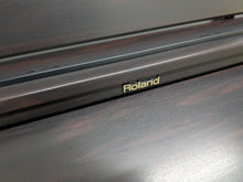 Load image into Gallery viewer, Roland HP-2e digital piano and stool in dark rosewood finish stock number 25097