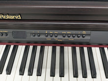 Load image into Gallery viewer, Roland HP-2e digital piano and stool in dark rosewood finish stock number 25097