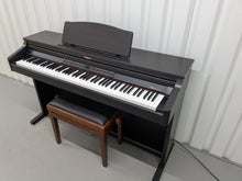 Load image into Gallery viewer, Roland HP-2e digital piano and stool in dark rosewood finish stock number 25097