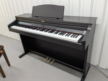 Load image into Gallery viewer, Roland HP-2e digital piano and stool in dark rosewood finish stock number 25097