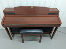 Load image into Gallery viewer, YAMAHA CLAVINOVA CLP-270 DIGITAL PIANO AND STOOL IN MAHOGANY FINISH stock #25096