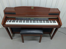 Load image into Gallery viewer, YAMAHA CLAVINOVA CLP-270 DIGITAL PIANO AND STOOL IN MAHOGANY FINISH stock #25096