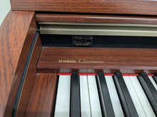 Load image into Gallery viewer, YAMAHA CLAVINOVA CLP-270 DIGITAL PIANO AND STOOL IN MAHOGANY FINISH stock #25096
