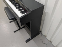Load image into Gallery viewer, Yamaha Arius YDP-145 digital piano and stool in satin black finish stock nr 25100
