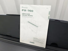 Load image into Gallery viewer, Casio Privia PX-760 Slim Digital Piano slim in satin black stock number 25110