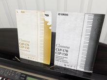 Load image into Gallery viewer, Yamaha Clavinova CLP-150 digital piano and stool in dark rosewood stock #25116